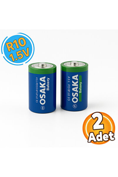 DİMAHOME Osaka D R20 1.5v Tombul Pil 2 Adet