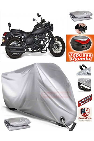 MotoEN قفل رمادي متوافق مع Falcon Freedom 250 من القماش المشمع Topcase الخلفي...
