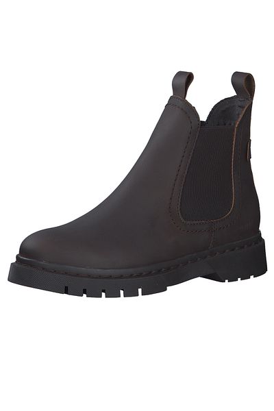 Tamaris Damen Elegante Stiefelette 1-25829-43 Braun 300 Brown Leder