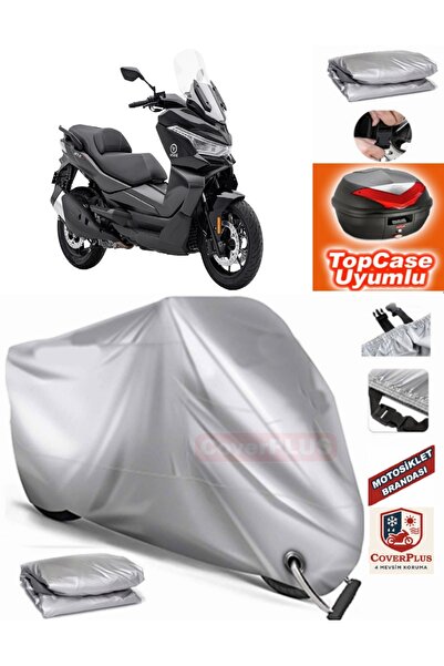 AutoZEL Voge SR4 Maxi 350 حقيبة خلفية متوافقة مع القماش المشمع للمحرك (الوصلة...