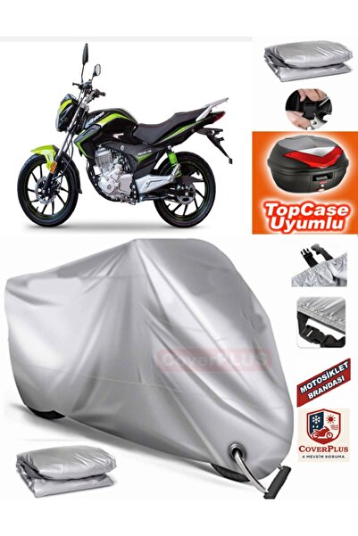 MotoEN Gray Lock Compatible Falcon Mexico 150 Tarpaulin Topcase Rear Bag Comp...