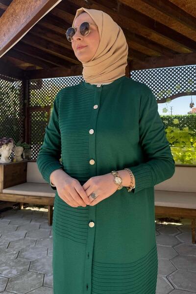 Rabia Şamlı Ζακέτα Magnolia Emerald Knitwear