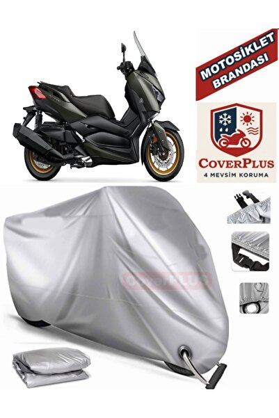 MotoEN Gray Lock Compatible Motor Tarpaulin Yamaha X-Max 400 Motorcycle Tarpa...