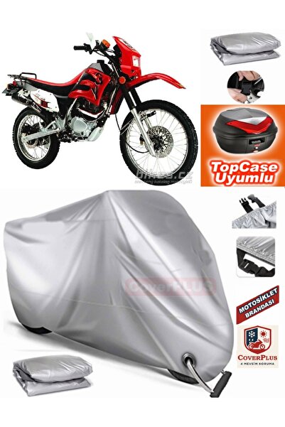 MotoEN Gray Lock Compatible Lifan Lf200Gy-2 Tarpaulin Topcase Back Bag Compat...