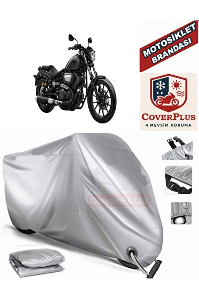 MotoEN Gray Lock Compatible Motor Tarpaulin Yamaha Xv950 Motorcycle Tarpaulin...