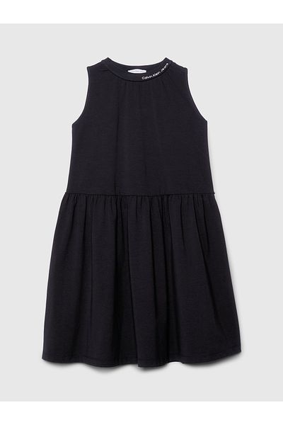 Calvin Klein Girls Black Flare Dress