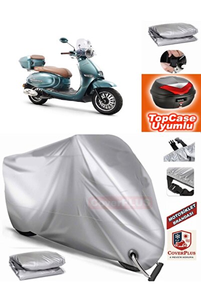 AutoZEL غطاء محرك متوافق مع حقيبة Kuba Brilliant 125 Pro (وصلة، متوافق مع القفل)