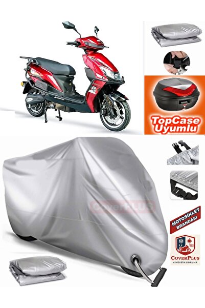 MotoEN Gray Lock Compatible Arora Zr1 Tarpaulin Topcase Topcase Compatible Mo...