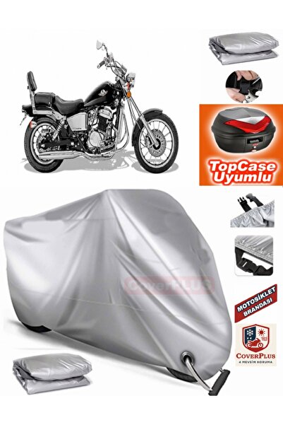 MotoEN Gray Lock Compatible Regal Raptor Dd 150E-2F Tarpaulin Topcase Rear Ba...