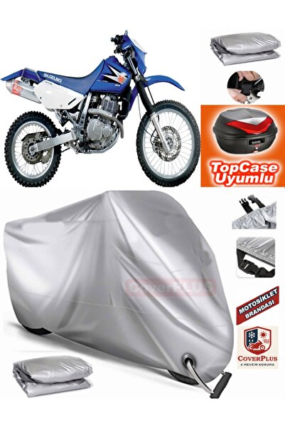 MotoEN قفل رمادي متوافق مع سوزوكي DR650 RS القماش المشمع Topcase الخلفي حقيبة...