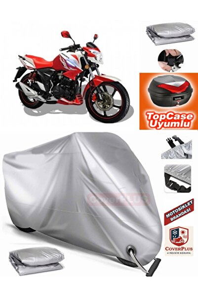 MotoEN Gray Lock Compatible Arora Ar 180-19 Ars Tarpaulin Topcase Back Bag Co...
