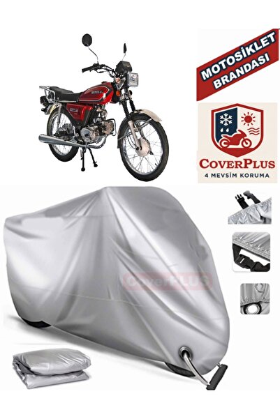 MotoEN Gray Lock Compatible Motor Tarpaulin Mondial 100 Ugk Motorcycle Tarpau...