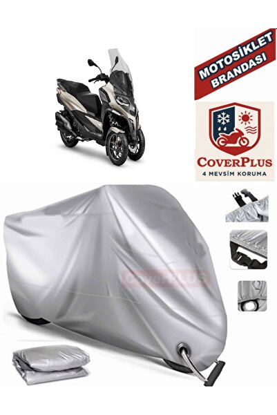 MotoEN قماش القنب المتوافق مع القفل الرمادي لبياجيو MP3 530 خيمة غطاء القماش ...