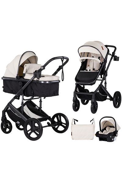 OEM 3 in 1 baby stroller Chipolino Amore biscuit