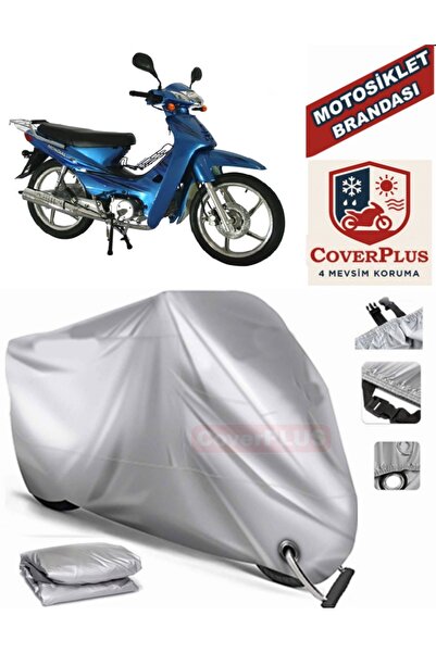 MotoEN Gray Lock Compatible Motor Tarpaulin Mondial 100 Ukh Motorcycle Tarpau...