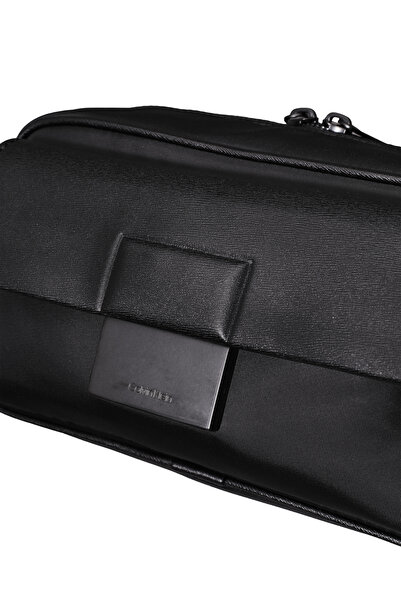 Calvin Klein Men Black Iconic Plaque Washbag