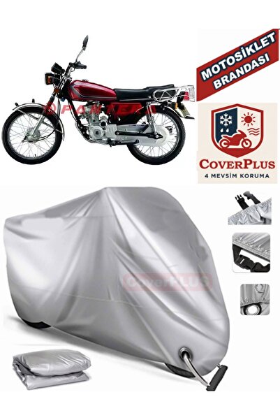 MotoEN قماش القنب ذو القفل الرمادي المتوافق مع المحرك الصلب الكلاسيكي 125 خيم...