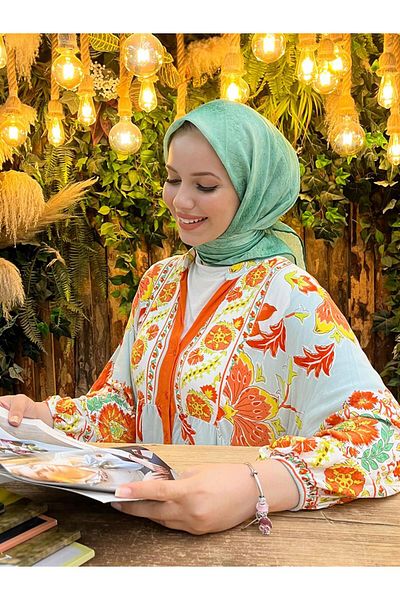 Sultan Eşarp Sultan Soft Cotton Scarf - Sse7815-06 - Πράσινο
