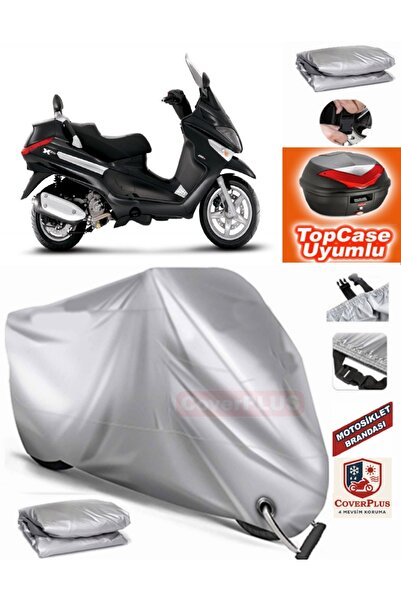 AutoZEL Piaggio X9 250 Topcase متوافق مع القماش المشمع للمحرك (الوصلة، القفل ...