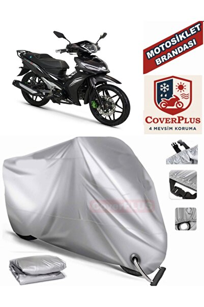 AutoZEL Kuba Easy Pro 50 غطاء من القماش المشمع للدراجة النارية (متوافق مع القفل)