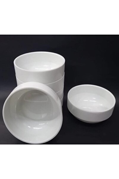 Ermiya Melamin Orta Kalitede Lokanta Ev Tipi Geniş Kenarlı 12 Adet Çorba Kase...