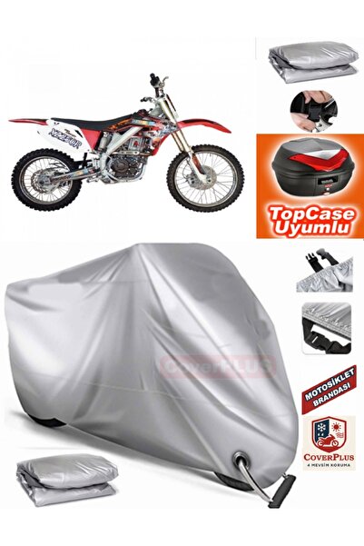 MotoEN Gray Lock Compatible Apachi Xz 250R Tarpaulin Topcase Rear Bag Compati...