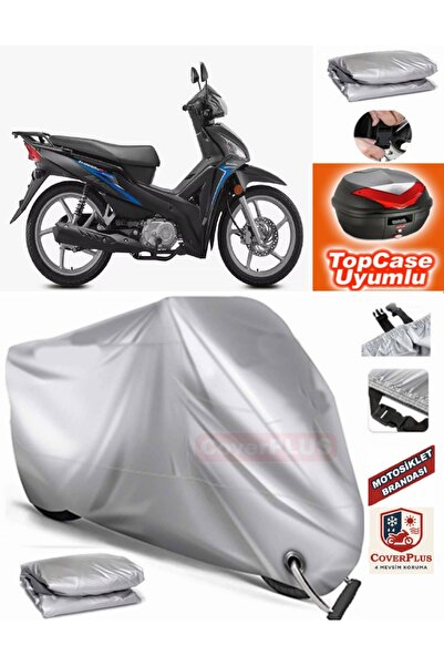 MotoEN محرك فولاذي متوافق مع القفل الرمادي XGJ 100-7 من القماش المشمع Topcase...