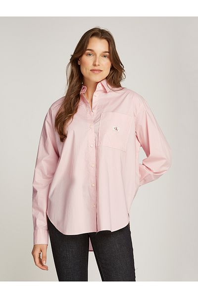 Calvin Klein Women Pink Woven Label Shirt