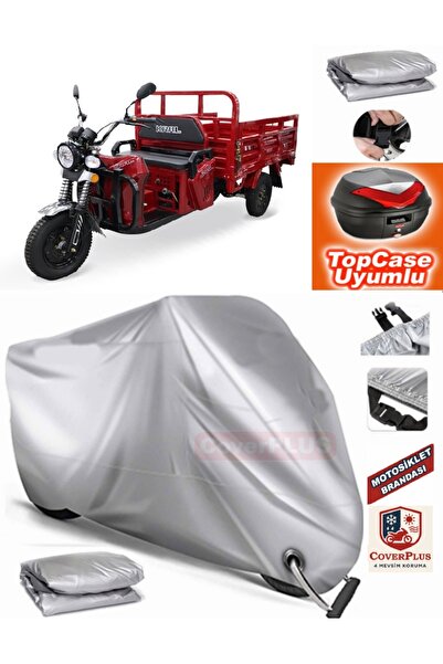 AutoZEL Kral Motor KR-200 Titus 196 CC حقيبة خلفية متوافقة مع القماش المشمع ل...