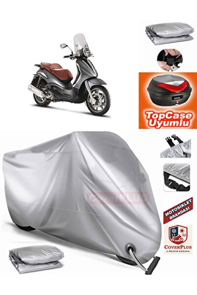 AutoZEL بياجيو بيفرلي 500 غطاء محرك متوافق مع الحقيبة الخلفية (الوصلة، القفل ...