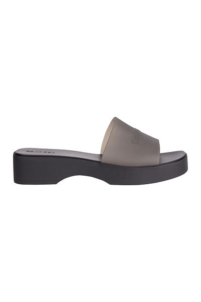 Calvin Klein Women Black Wedge Slide
