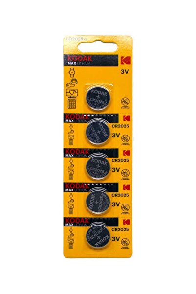 Kodak Pil Cr 2025 Baskül Pili Tartı Pili Terazi Bios Para Pili Kumanda Pili 1...