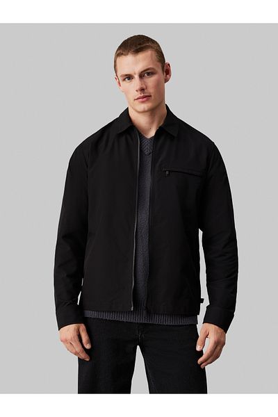 Calvin Klein Calvin Klein Men Black Zip Overshirt