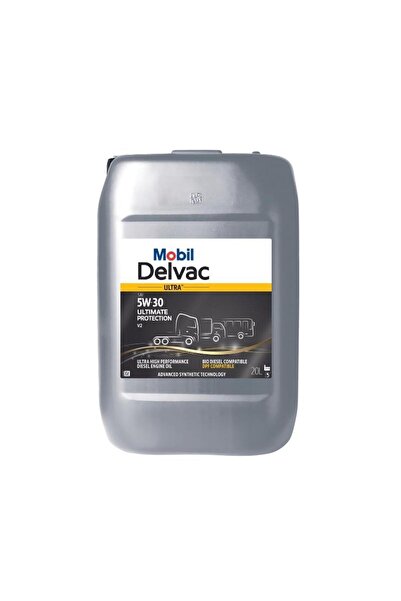 Mobil Delvac 5W-30 Ultimate Protection V2 Dizel Motor Yağı 20 Lt