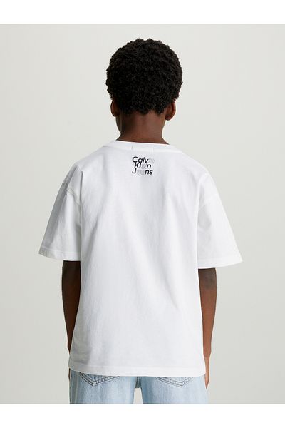 Calvin Klein Calvin Klein Men White Short Sleeve T-Shirt