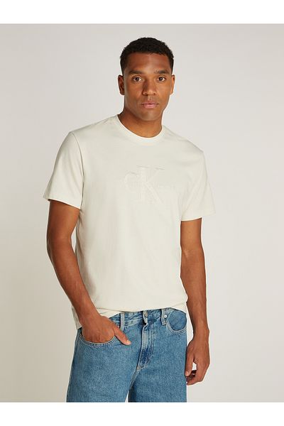 Calvin Klein Calvin Klein Men White Short Sleeve T-Shirt