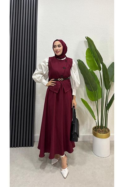 BRN IŞIK TESETTÜR Σετ Hijab Φούστα Ikra