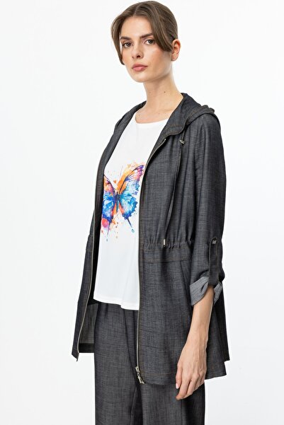 Ekol Kapüşonlu İçi Bluzlu Takım