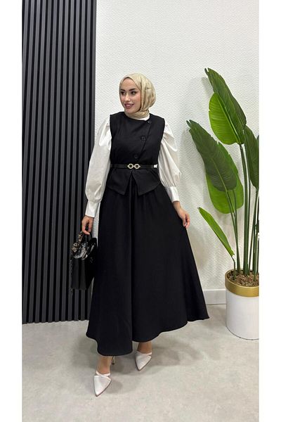 BRN IŞIK TESETTÜR Σετ Hijab Φούστα Ikra