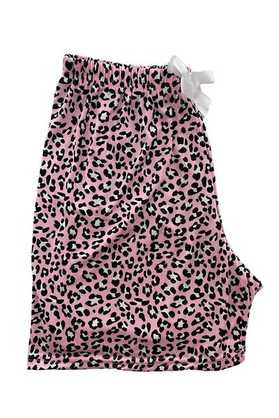 DoDe Flora Women's Leopard Patterned Shorts Milan - 100