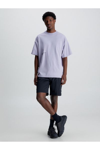 Calvin Klein Calvin Klein Men Purple Brushstroke T-Shirt