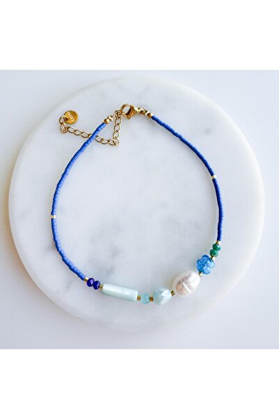 Venus Design Steel Bead Anklet