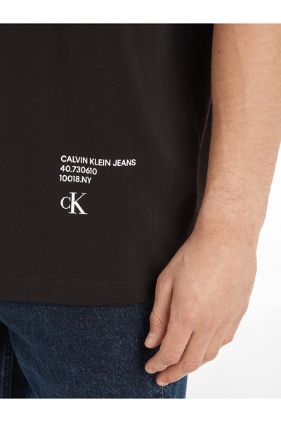 Calvin Klein Calvin Klein Men Black Short Sleeve T-Shirt