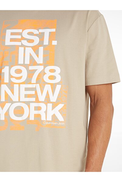 Calvin Klein Men Brown Short Sleeve T-Shirt