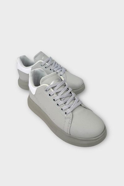 Liger Children's Lace-Up Anatomical Comfort Sole Sports Shoes Gray