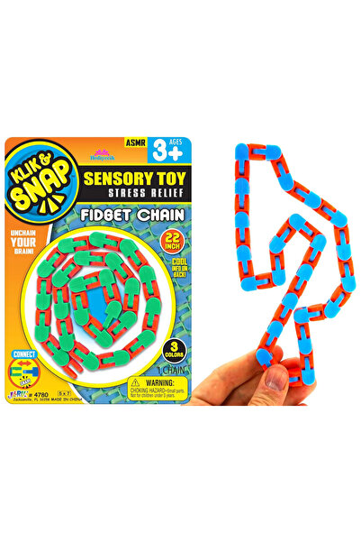 hediyecik Jaru Klik Snap Duyusal Oyuncak Stres Giderici Fidget Zinciri