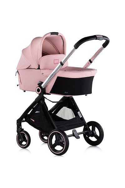 OEM Carucior copii 3 in 1 Chipolino Elite pink marshmallow
