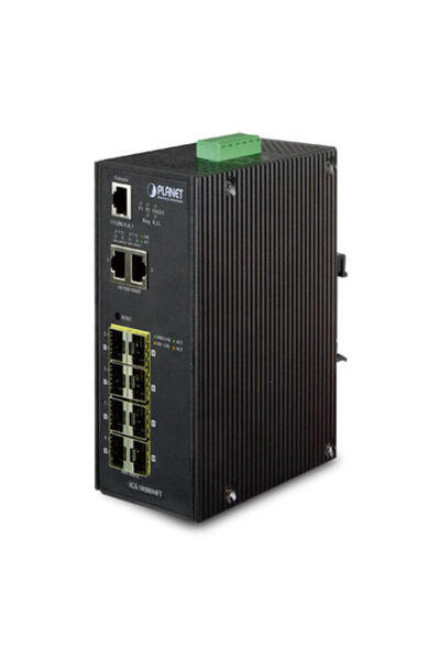 Planet Βιομηχανικός Διακόπτης Ethernet IP30, 8 θύρες 1000TP, 4 θύρες 100/1000...