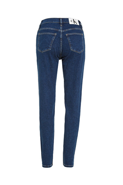 Calvin Klein Women Denim Dark Mom Straight Jeans