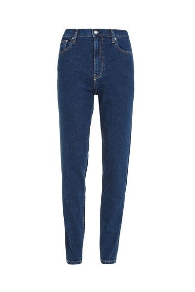 Calvin Klein Women Denim Dark Mom Straight Jeans